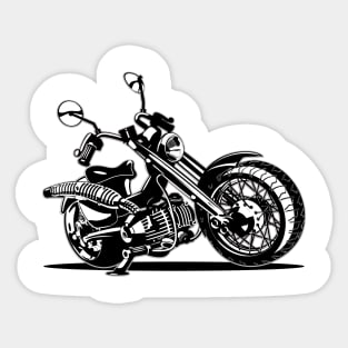 Cartoon Motorcycle Sticker